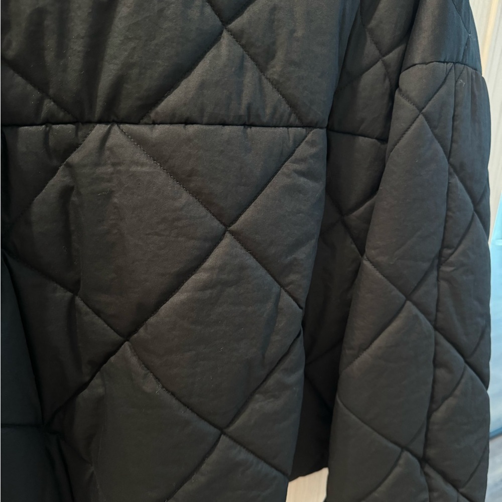 Black Quilted Women's Jacket - Picture 7 of 11